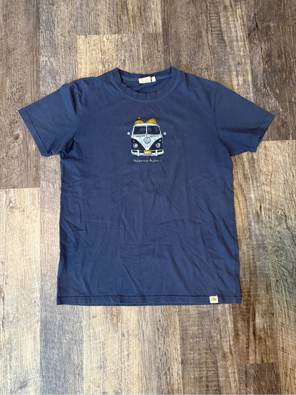 Unisex Melbourne, Australia Tee with VW Camper Van Print